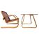 Fauteuil et table de Miroslav Navrátil pour Zdeněk Plesník - 1940