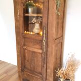 DELPHINE - Solid wood bonnetière wardrobe