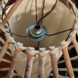 Pair of rattan suspensions 1960s-1970s