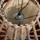 Pair of rattan suspensions 1960s-1970s