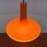 Mid-century glass tulip pendant by Peill & Putzler, 1960s