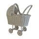 Rattan pram stroller toy