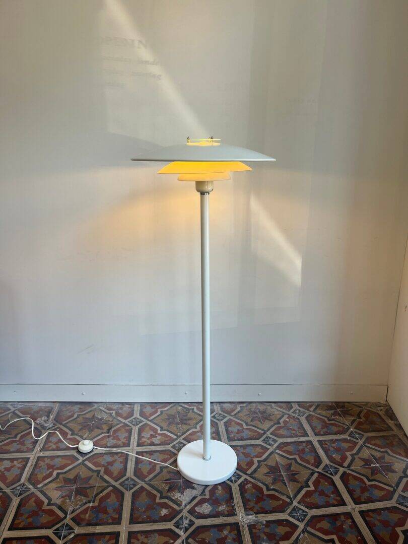 Danish layered floor lamp