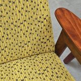 Paire de fauteuils Jaune par Jaroslav Smidek pour Ton (Thonet) Expo 58
