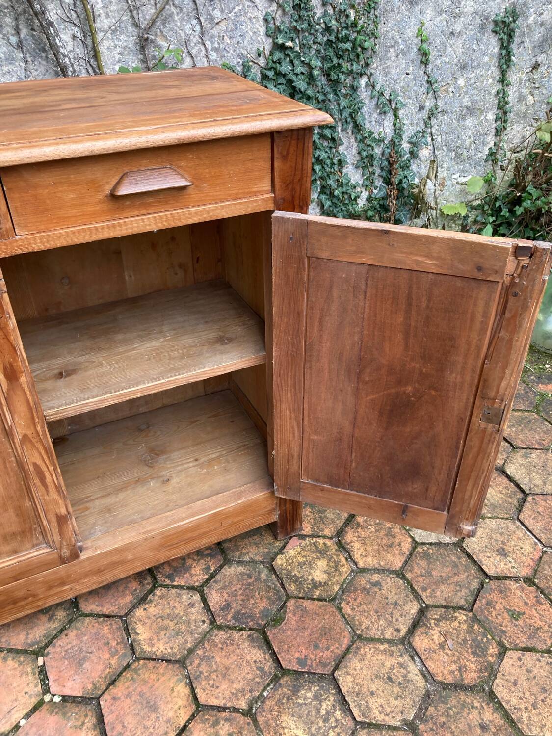Vintage solid pine dresser