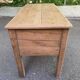 Renovated vintage baker's dough trough in solid oak from the 19th century.