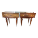 Pair of vintage Louis XVI style bedside tables.
