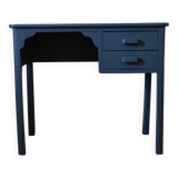 Small desk or vintage dressing table, blue