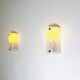 Murano Ice Frosted Glass Wall Lamps By Kalmar Franken, Austria Circa 1960S