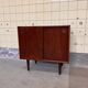 Vintage Danish cabinet with sliding doors