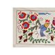 Hand-knotted rug, vintage Turkish rug 44x96 cm