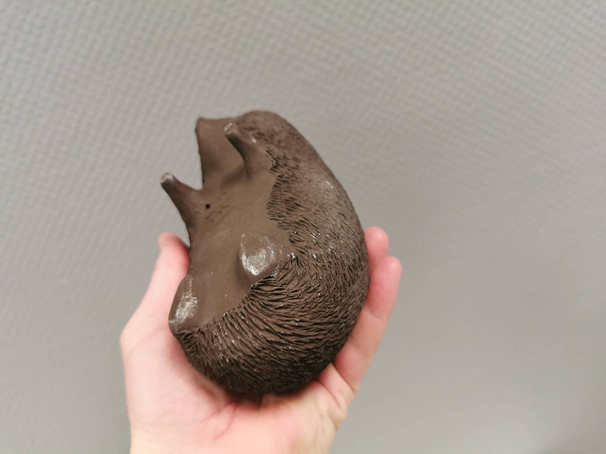 Ceramic Hedgehog Designed by Ellen Karlsen for HAK Denmark 1970s