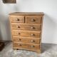 1950 oak chiffonier chest of drawers