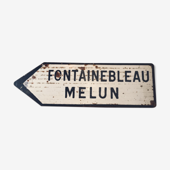 Vintage road sign