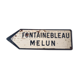 Panneau de signalisation vintage