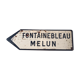 Vintage road sign