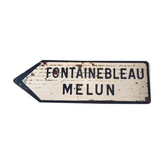 Panneau de signalisation vintage