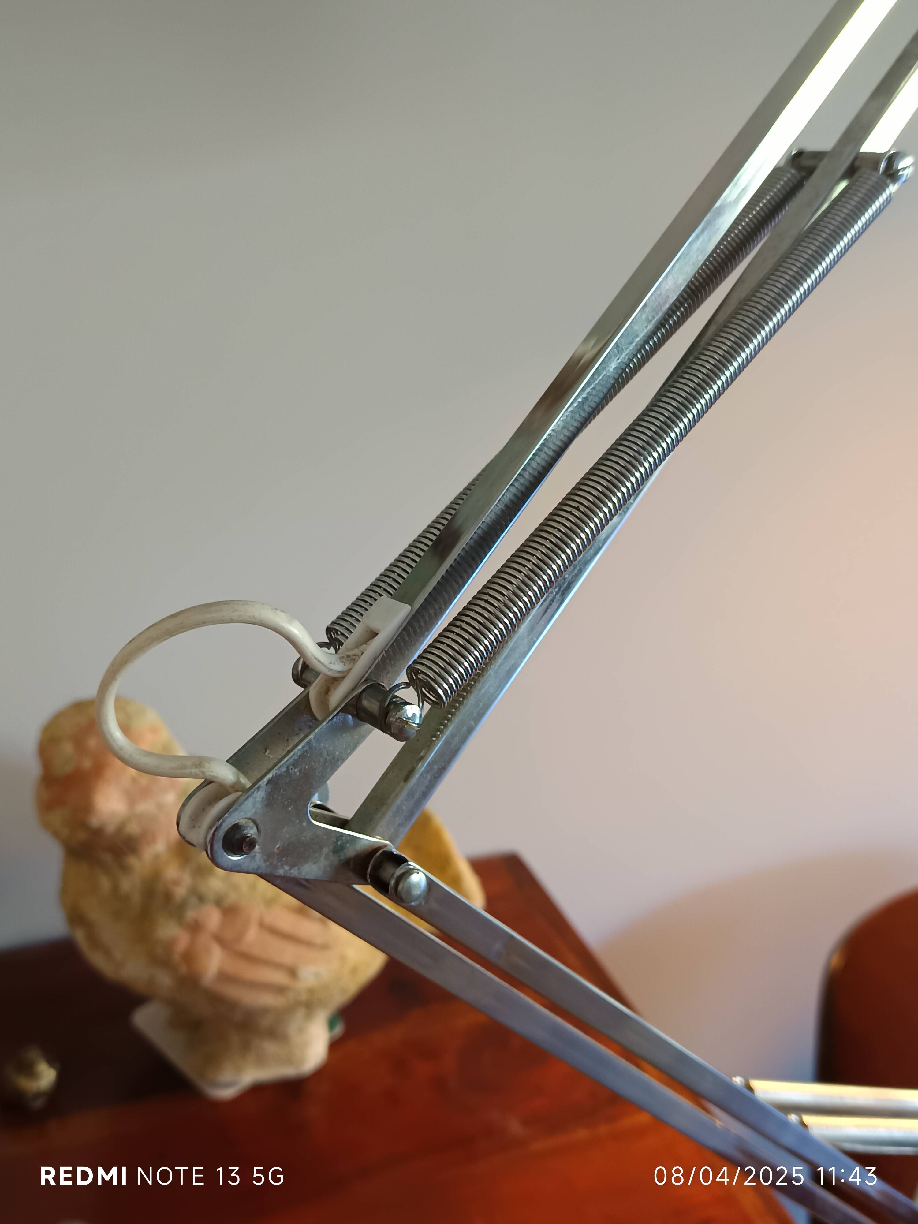 Rare Poulsen architect lamp – Bert Gansel-Boysen – Chrome model 1972