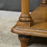 Small solid walnut shelf unit – 1900