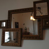 Mirror wood 40 - 66x81cm