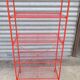 Modular lacquered metal shelf 1980