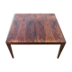 Table basse rosewood large milieu du siècle, Severin Hansen Danemark.