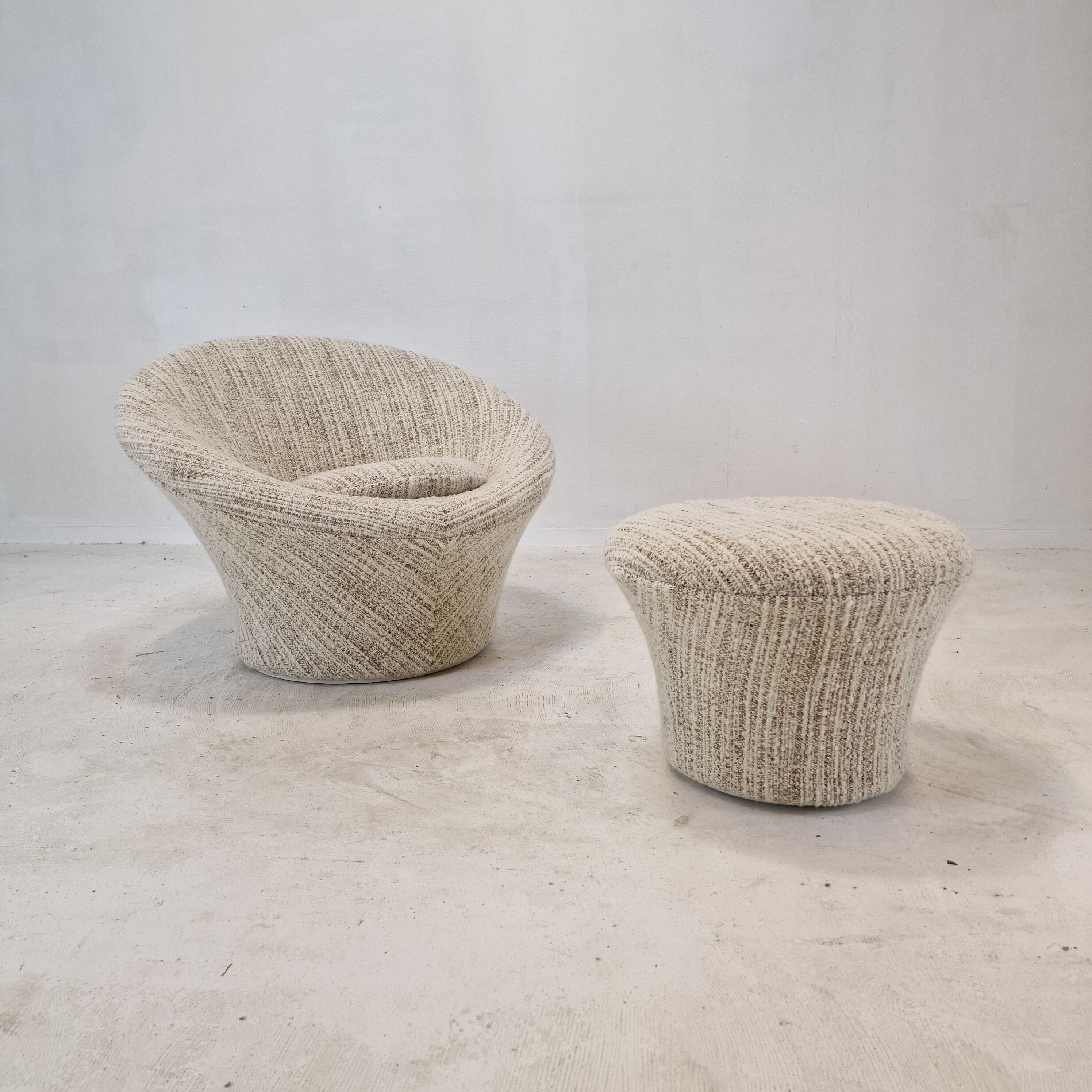 Mushroom Armchair and Ottoman by Pierre Paulin for Artifort, 1960s