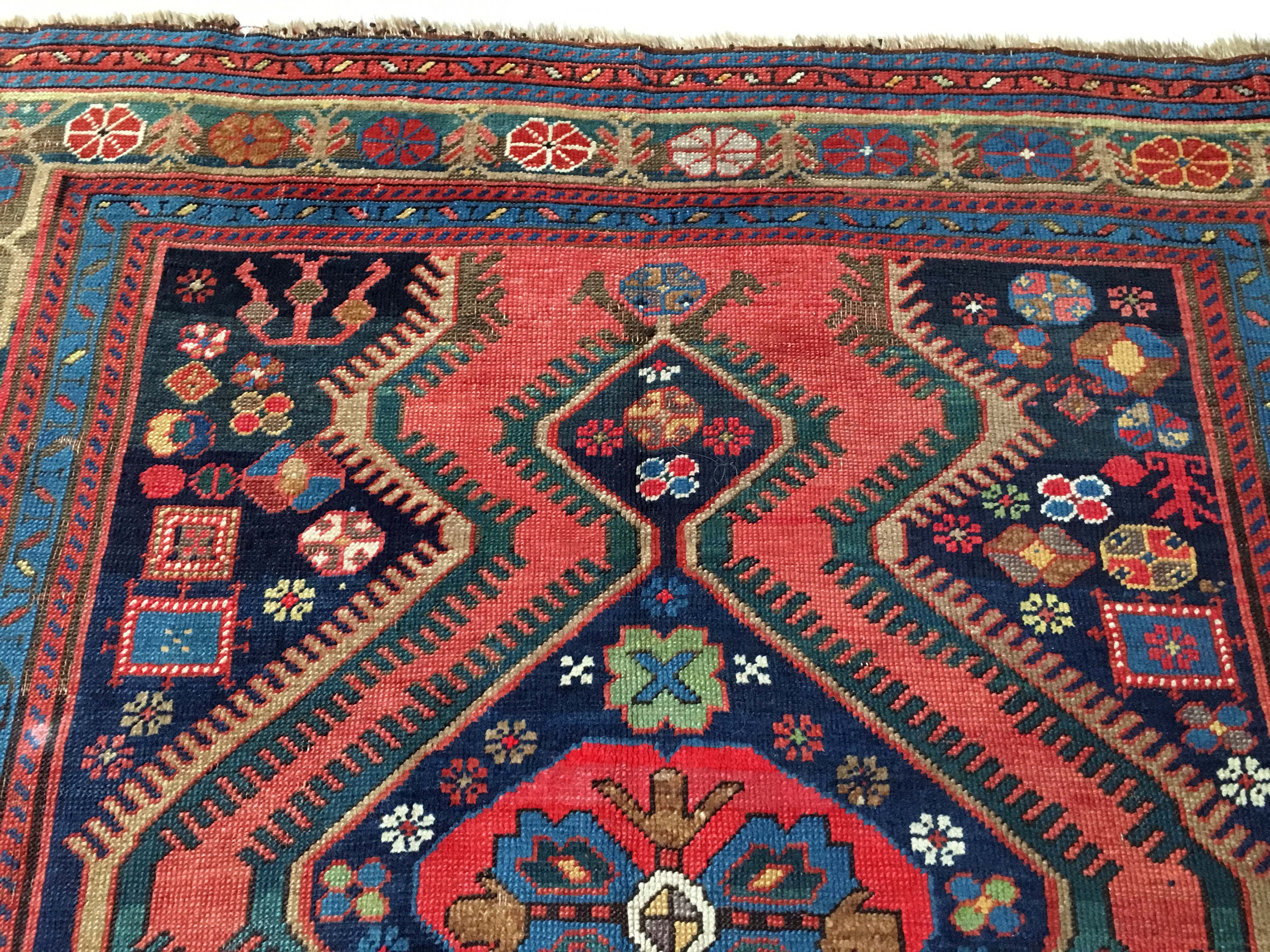 Mat East former Kazak 290 x 160 around 1900