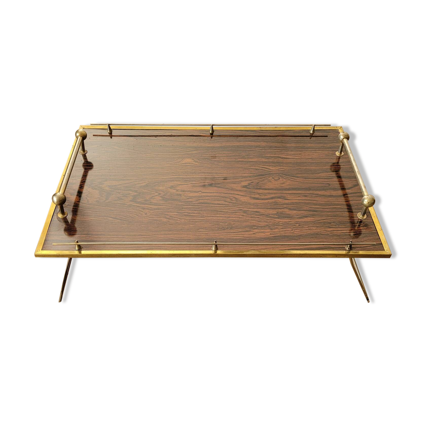 Folding breakfast tray