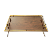 Folding breakfast tray