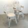 5 garden chairs, 1950