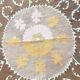 Vintage hand-embroidered tablecloth 150x163 cm