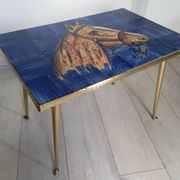 50s ceramic horse coffee table