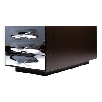 Meuble à tiroir chrome DF2000 Raymond LOEWY vintage