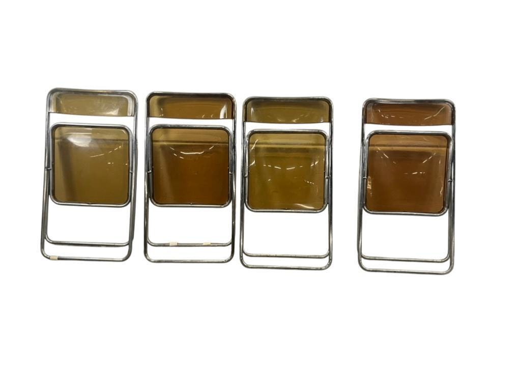 Set of 4 vintage 'plia castelli' chairs