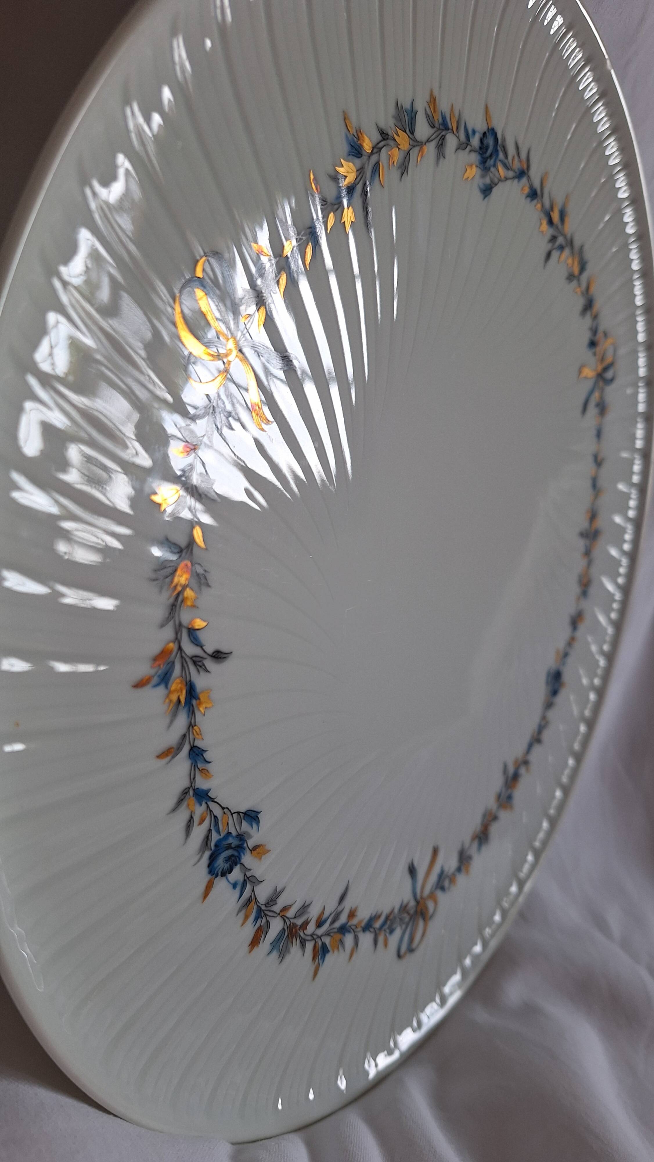 Vintage porcelain presentation plate