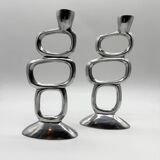 Pair of candlesticks "Circle" – Matthew Hilton, 1980s