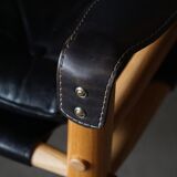 Set of Sirocco safari chairs by Arne Norell for Arne Norell AB, Sweden, 1960s.