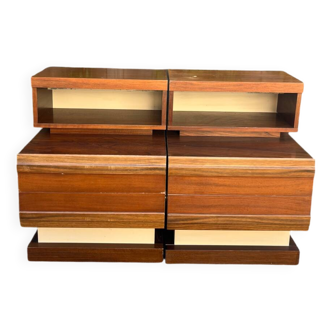 Tables de chevet années 70