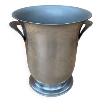 Old Champagne Ice Bucket Jean COUZON Stainless Steel France Vintage #B616