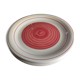 Colorful swirl dinner plates