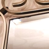 Mirror free form gilded