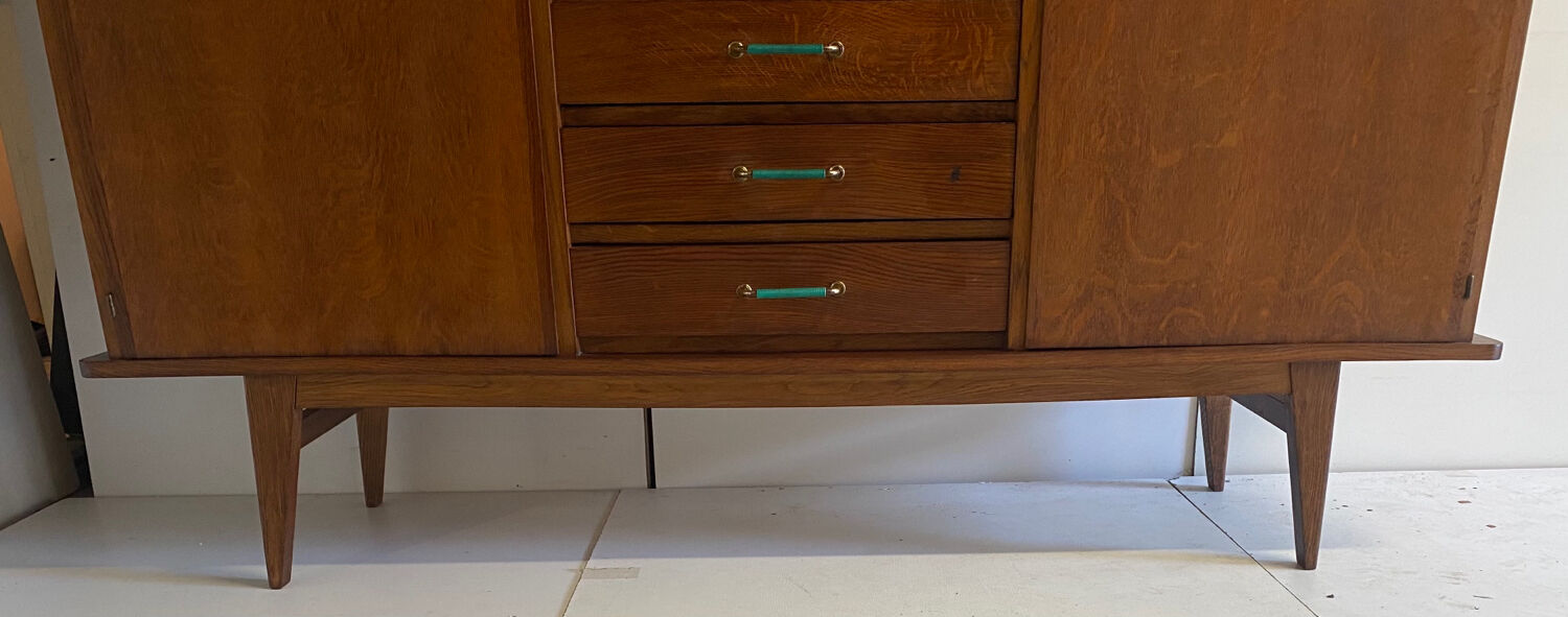 Vintage wardrobe feet compass from 1961