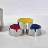 Set of 3 vintage ashtrays by Isamu Kenmochi 1970