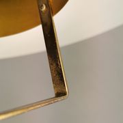 Hanging lamp from the 1970s-1980s, made of metal and brass.