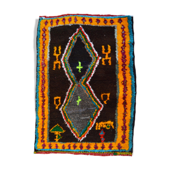 Colorful berber diamond carpet 120 x 90 cm