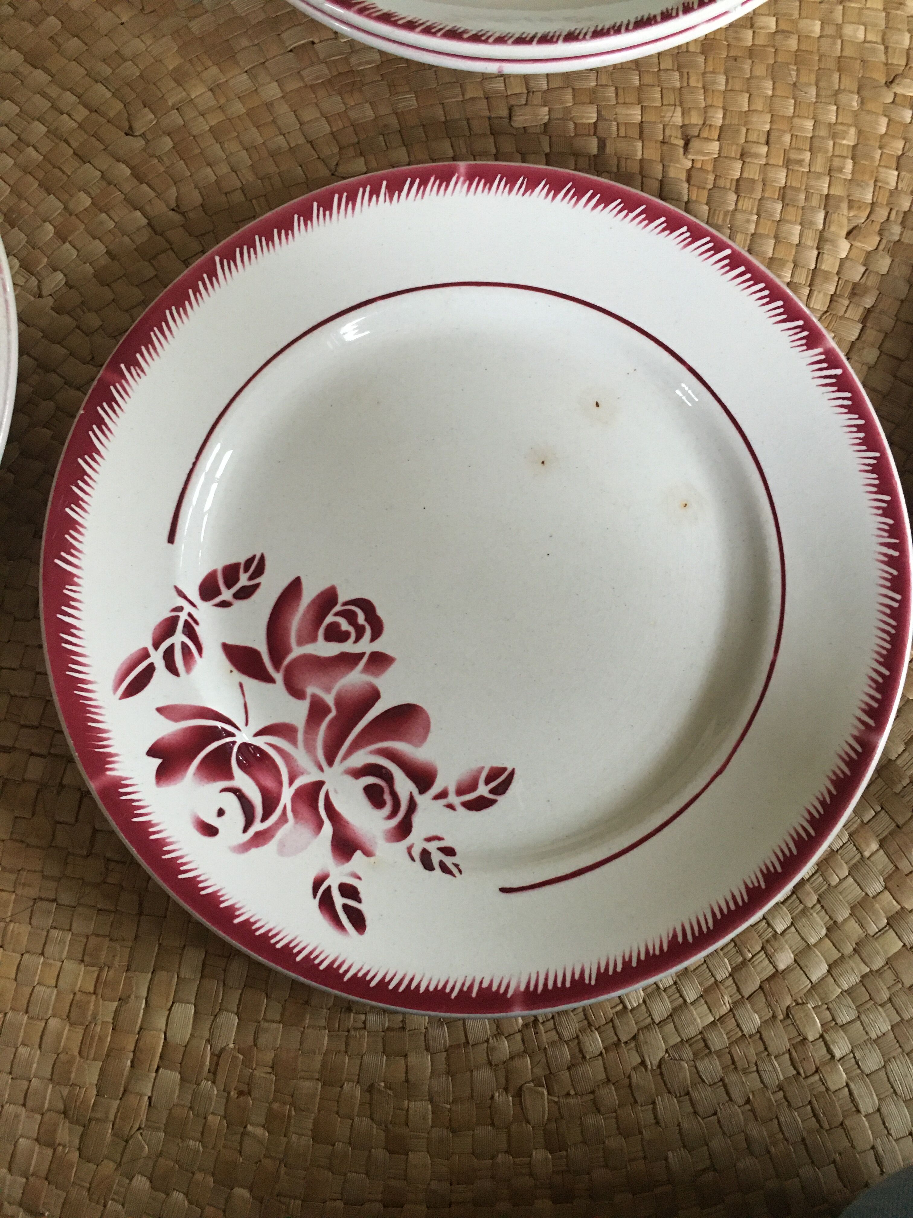 Series of 8 flat plates