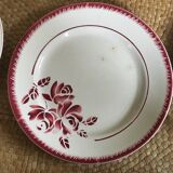 Series of 8 flat plates