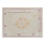 Hand knotted rug, vintage Turkish rug 101x131 cm