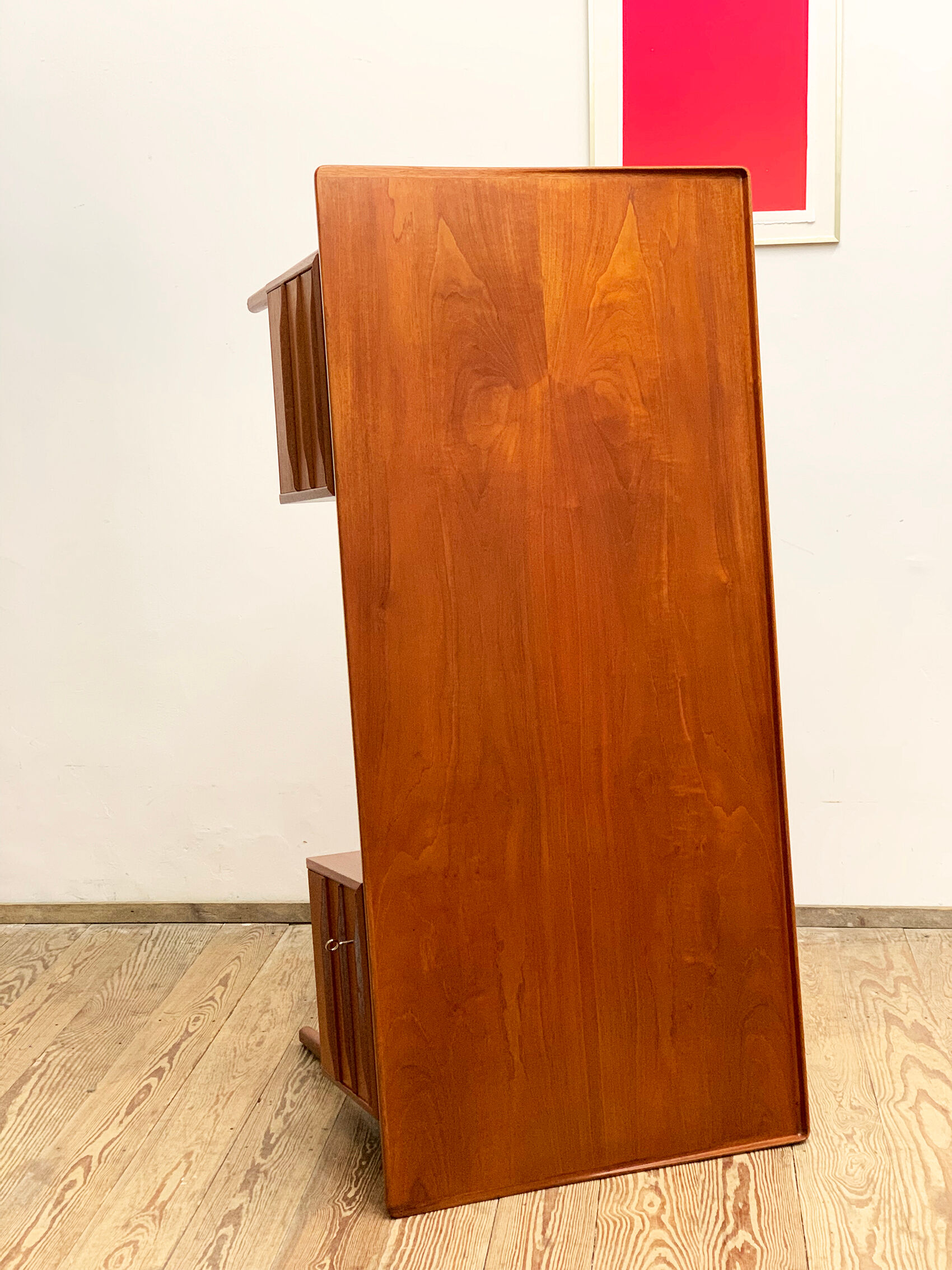 Danish teak desk by Peter Løvig Nielsen for Hedensted Møbelfabrik Denmark 1960s